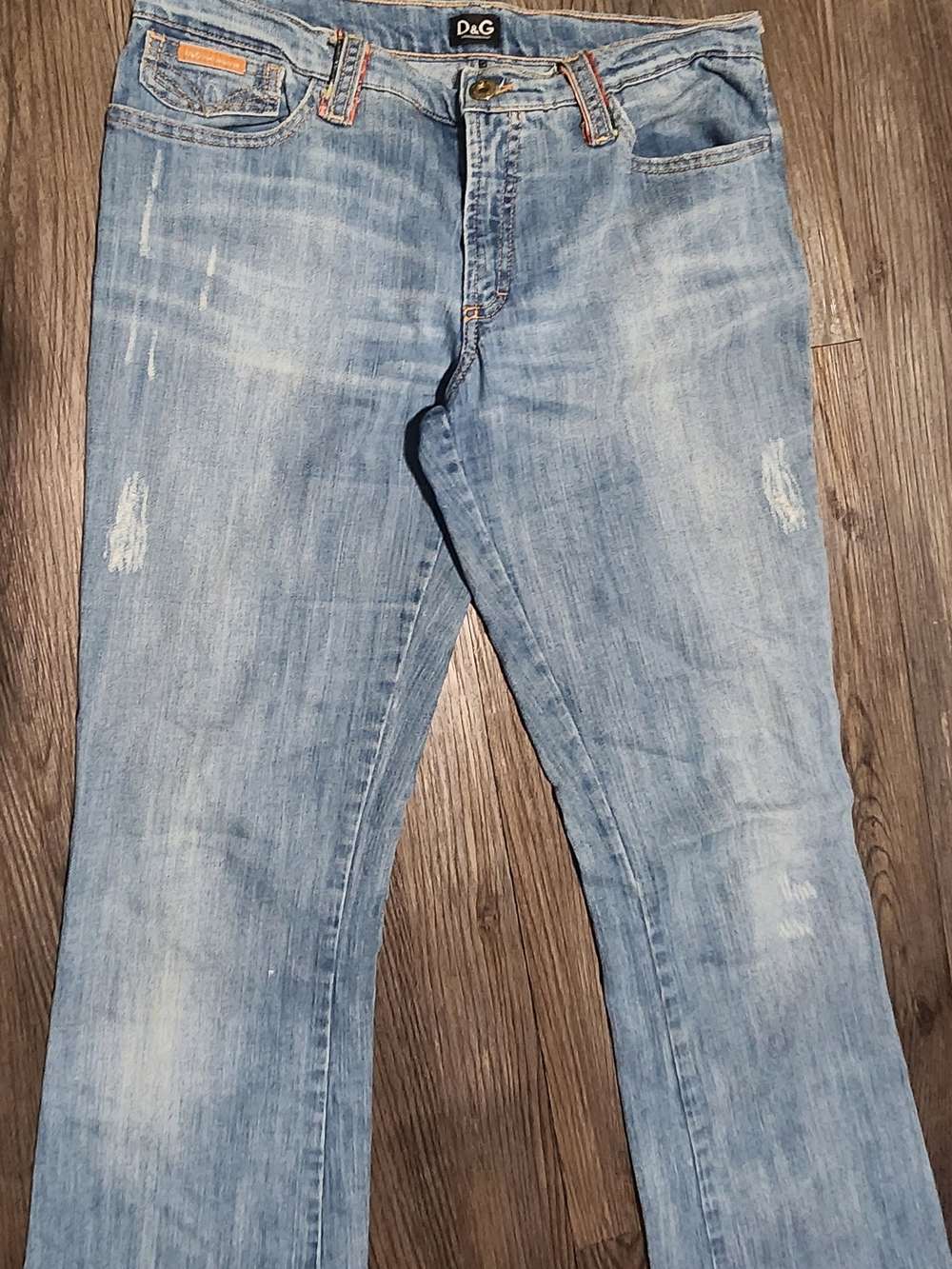 D&G Men’s Light Blue Bootcut Jeans